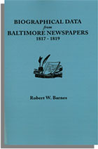 Biographical Data from Baltimore Newspapers, 1817-1819